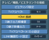 HDMI接続