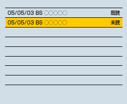 放送メール一覧