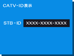〔STB-ID〕が表示されます